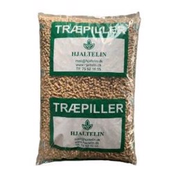 Træpiller 8 mm Hjaltelin (75x16) 1200 kg